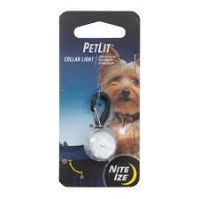 Nite Ize PetLit Collar Light Crystal