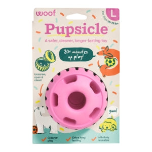 Woof Pupsicle Pink Birthday Toy Large