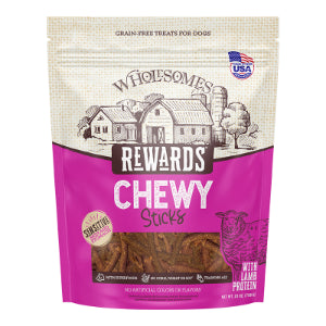 Wholesome Grain Free Jerky Strips Lamb 25oz