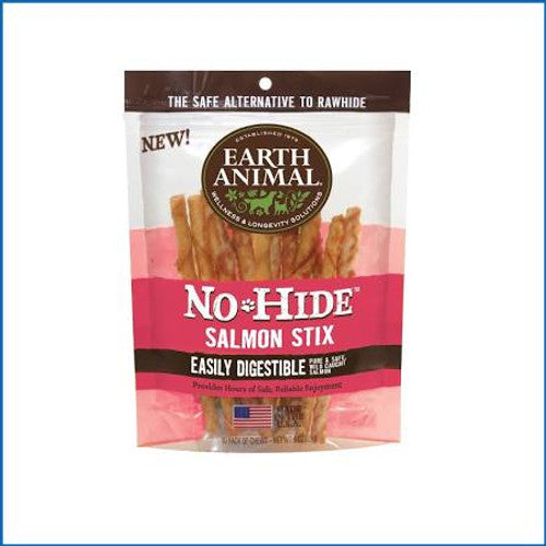 Earth Animal No Hide Stix 10pk - Salmon