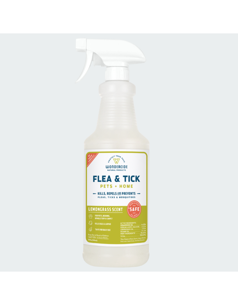 Wondercide Flea and Tick Spray 32floz - Lemongrass