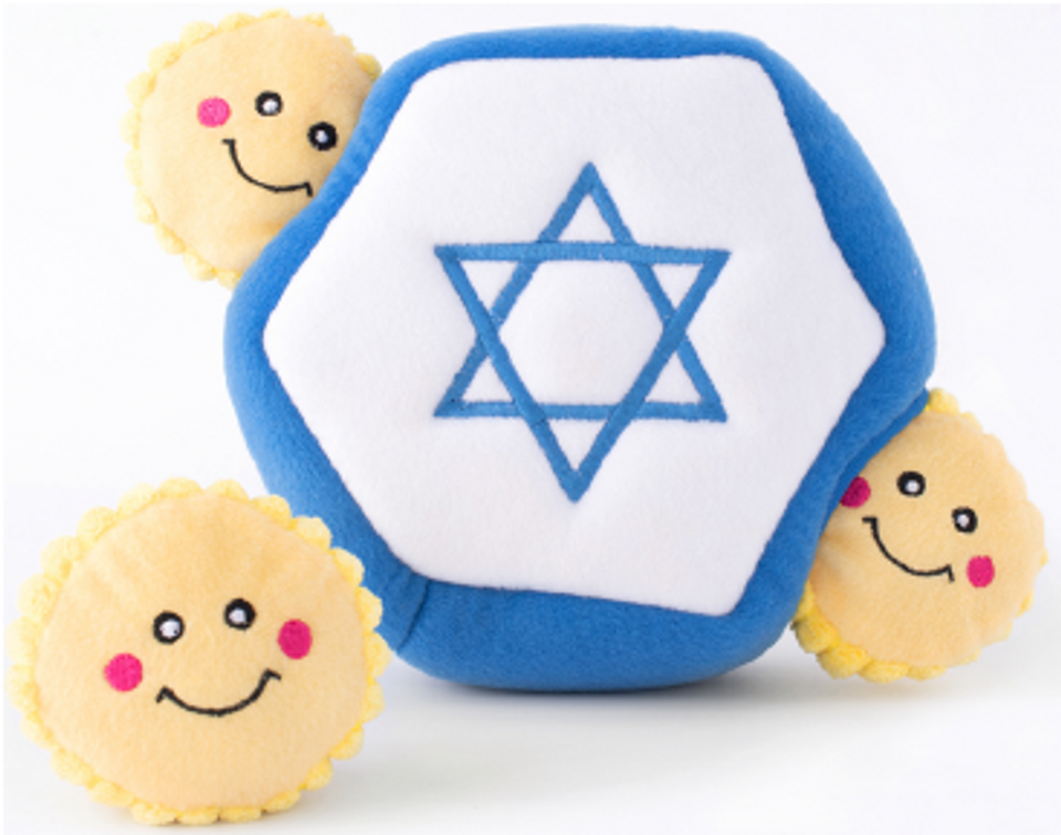 Zippy Paws Holiday Hanukkah Dreidel