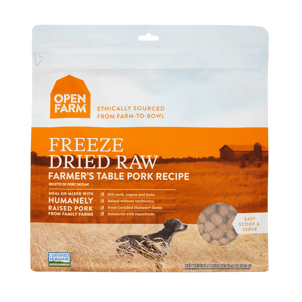 Open Farm Freeze Dried Pork 13.5oz