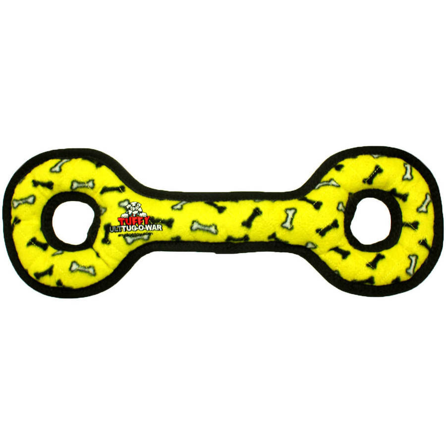 Tuffy Ultimate Tug-O-War Yellow Bone