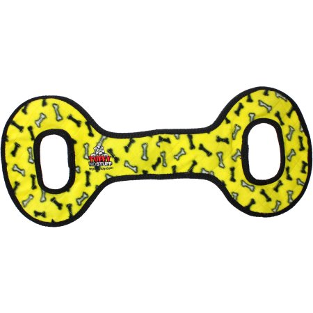 Tuffy Toy No Stuff Ultimate Tug-O-War Yellow