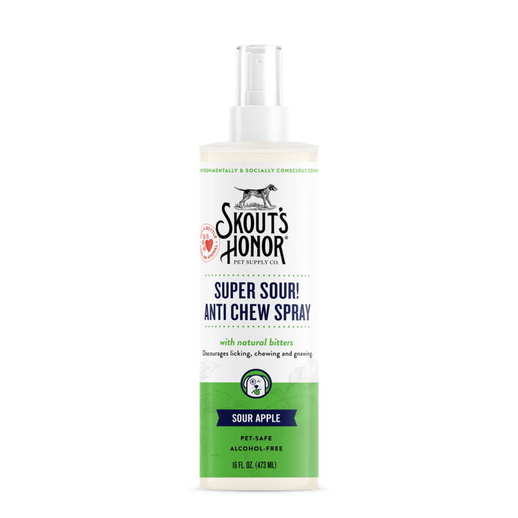 Skouts honor super sour anti chew spray 16oz