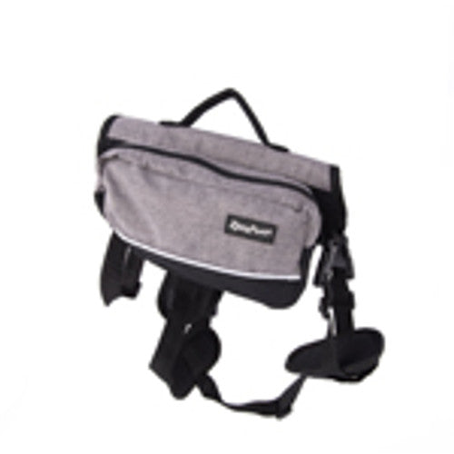 ZippyPaws Adventure Backpack Grey