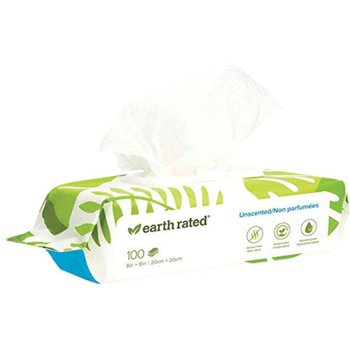 EarthRated Grooming Wipes 100ct