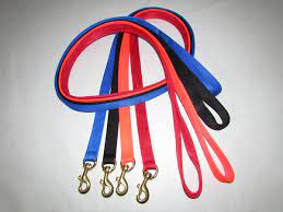 Bridgeport Equipment Nylon Leash 6ft Blue/Orange/Black/Red