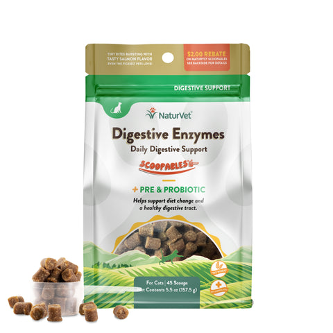 Naturvet Scoopables Digestive Enzymes 5.5oz