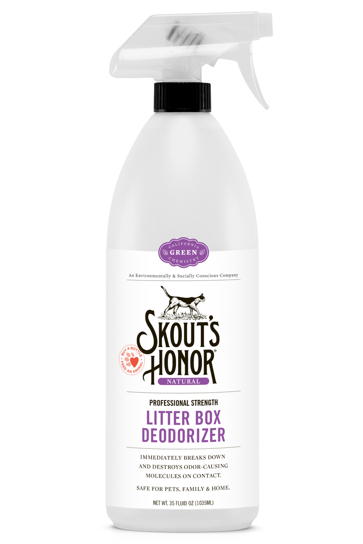 Skout Litter Box Deoderizer Spray 35oz