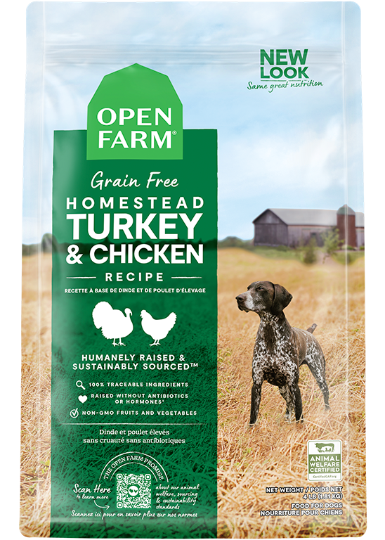 Open Farm Grain Free Homestead Turkey & Chicken 4lb