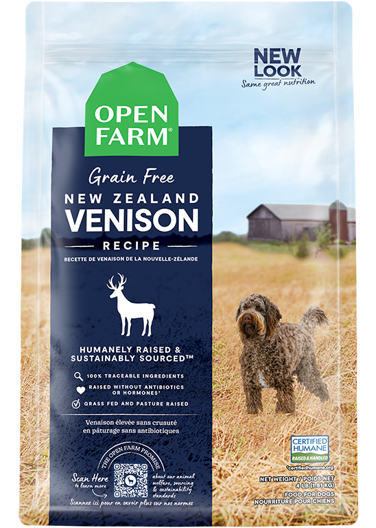 Open Farm Grain Free Venison 4lb