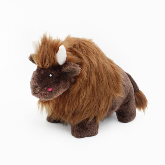 Zippy Paws Wooliez the Bison