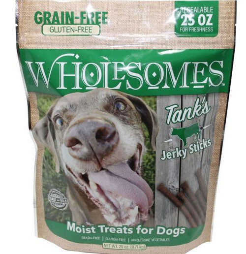 Wholesomes Grain Free Jerky Sticks Tank 25oz