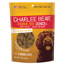 Charlee Bear Crunch Grain Free Peanut Butter Banana 8oz