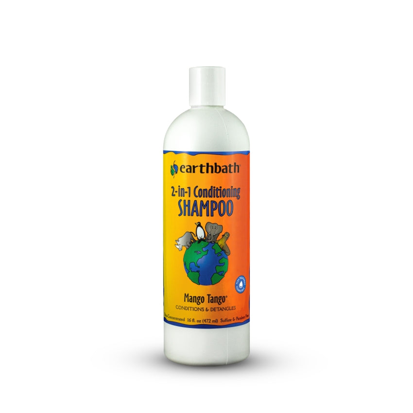 Earthbath 2-in-1 Shampoo Conditioner Mango Tango 16oz