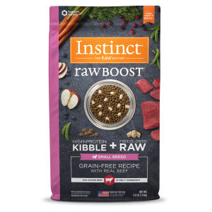 Instinct Raw Boost Grain Free Small Breed Beef 10lb