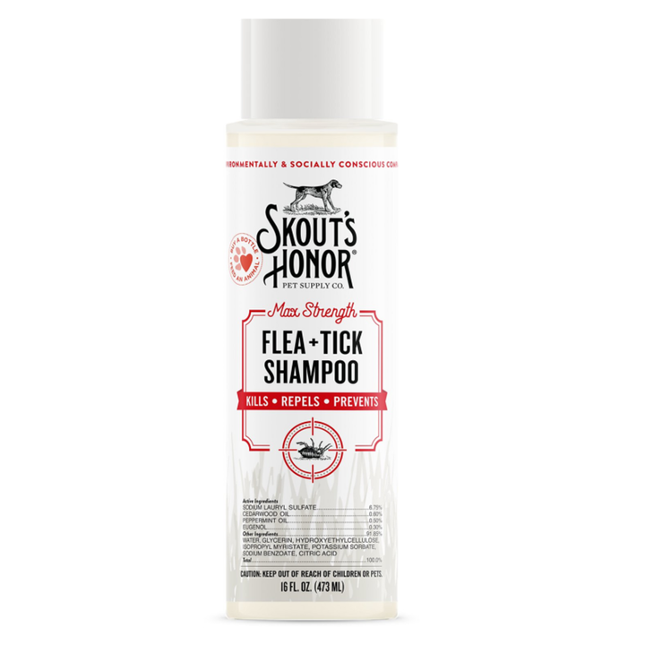 Skout's Flea & Tick Shampoo 16oz