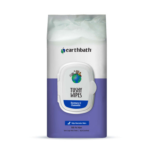 Earthbath Tushy Wipes Rosemary & Chamomile 100wipes